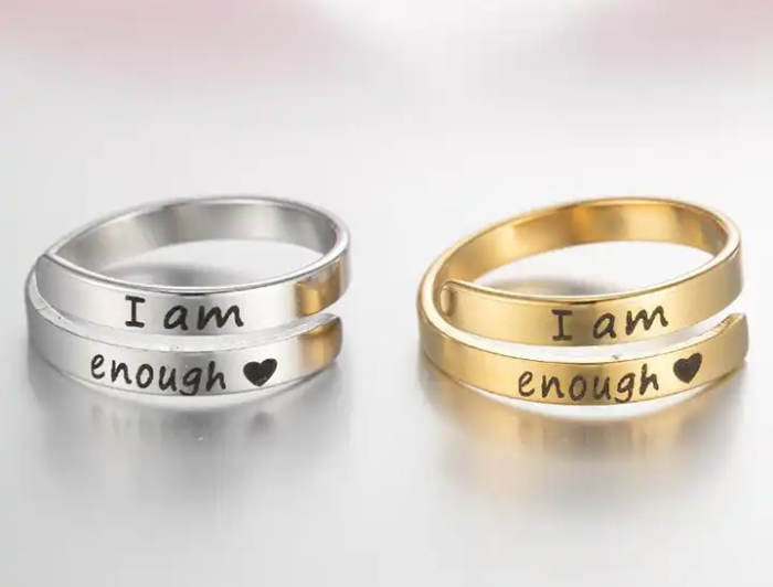 I Am Enough Ring