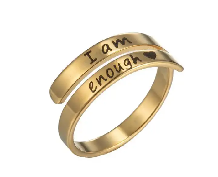 I Am Enough Ring